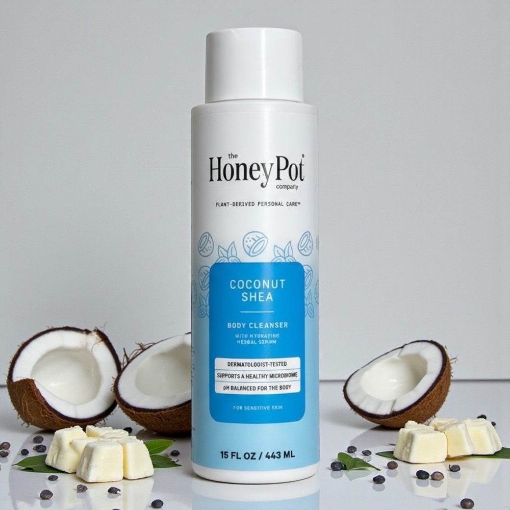 The Honey Pot Coconut Shea Body Cleanser NEW FULL SIZE - Picture 2 of 11